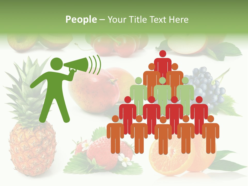 Blue White Diet PowerPoint Template