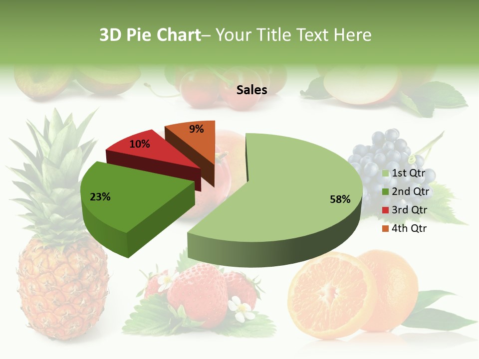 Blue White Diet PowerPoint Template