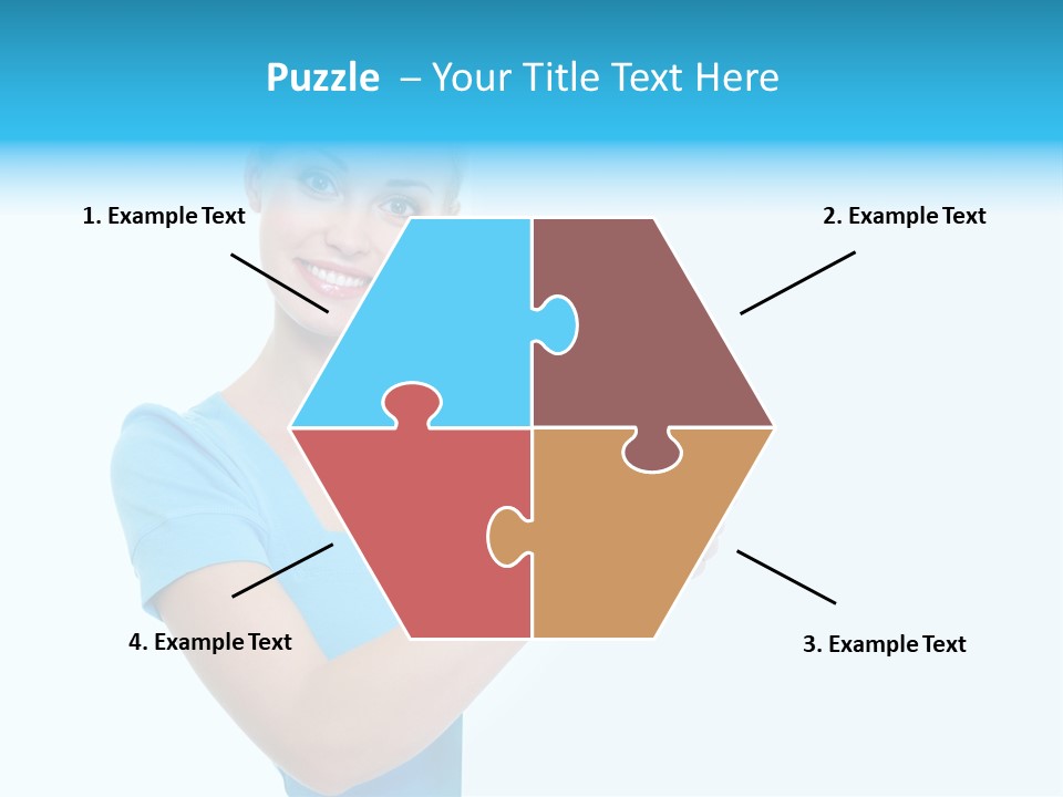 Horizontal Casual Isolated PowerPoint Template