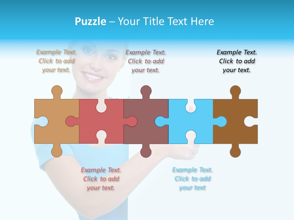 Horizontal Casual Isolated PowerPoint Template