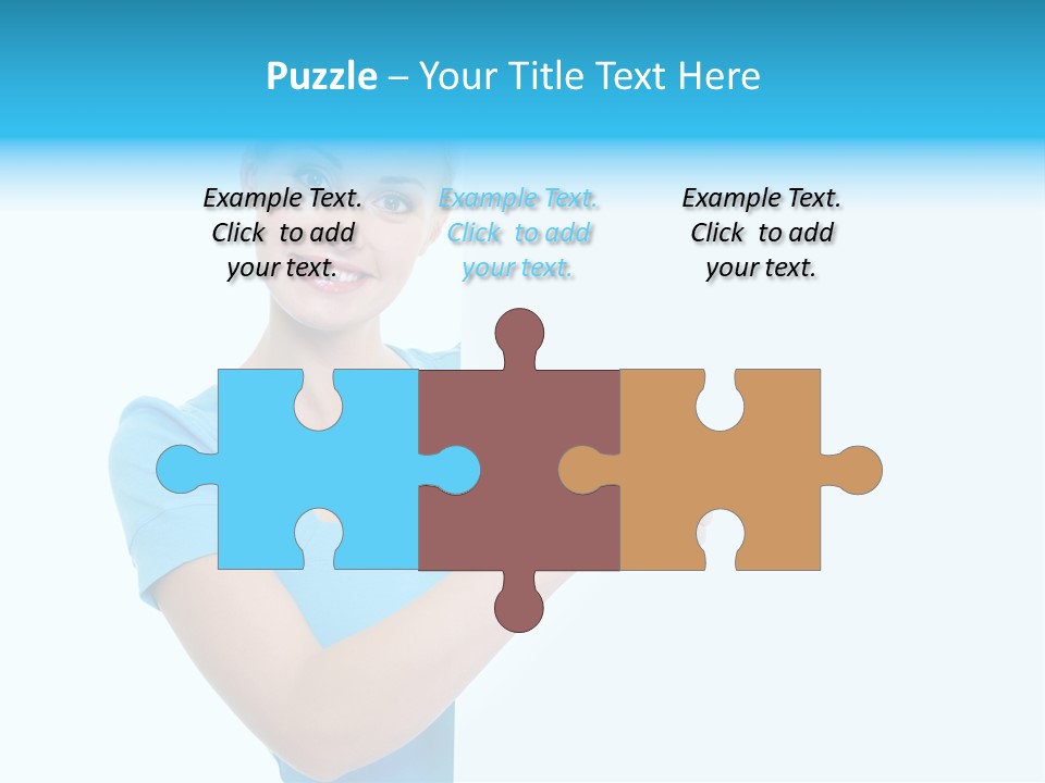 Horizontal Casual Isolated PowerPoint Template