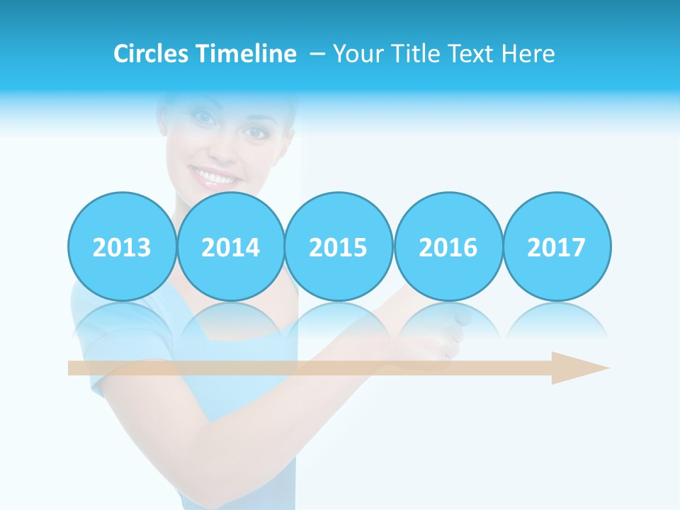 Horizontal Casual Isolated PowerPoint Template