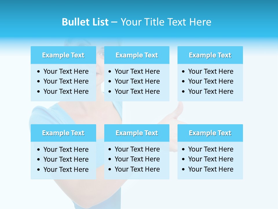 Horizontal Casual Isolated PowerPoint Template