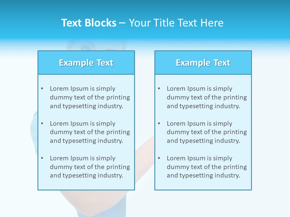 Horizontal Casual Isolated PowerPoint Template