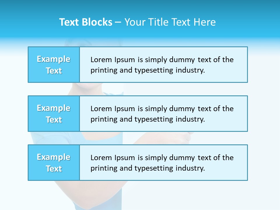 Horizontal Casual Isolated PowerPoint Template