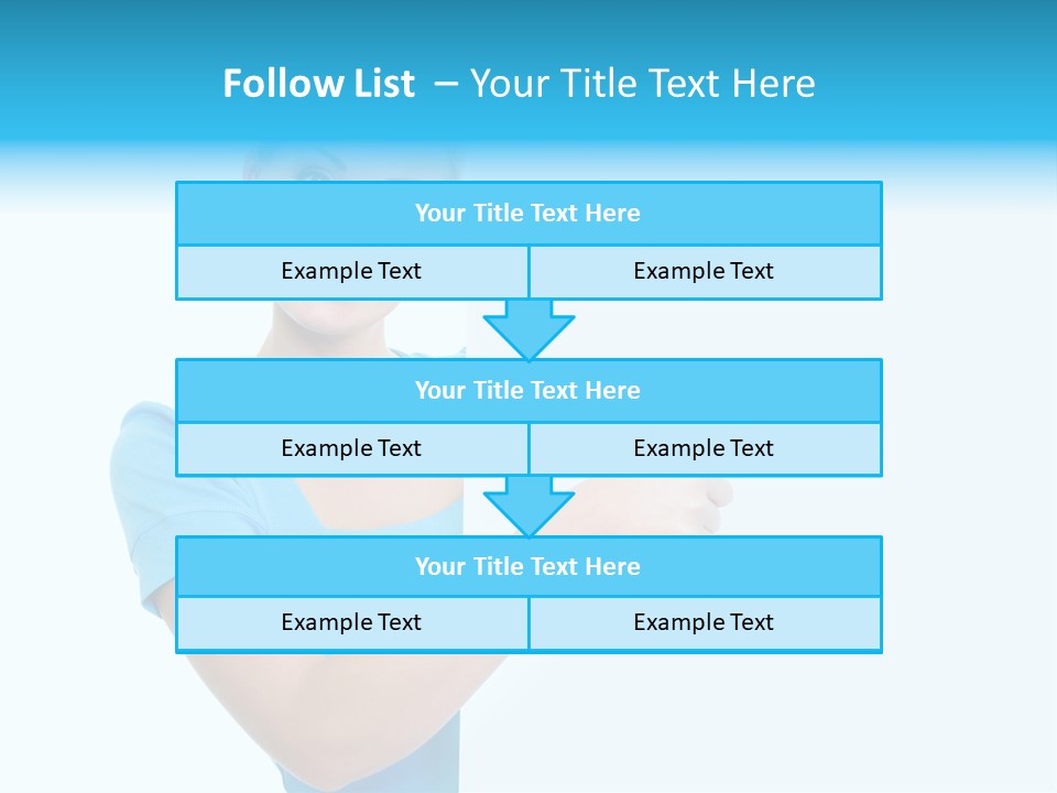 Horizontal Casual Isolated PowerPoint Template
