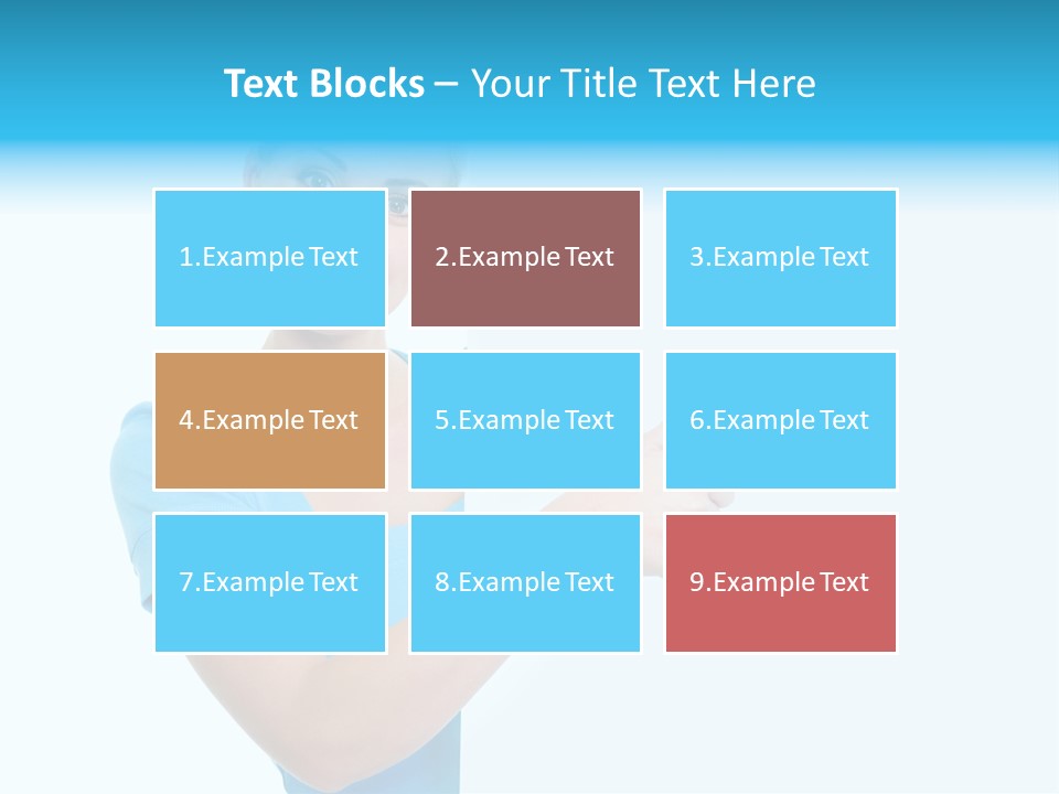 Horizontal Casual Isolated PowerPoint Template