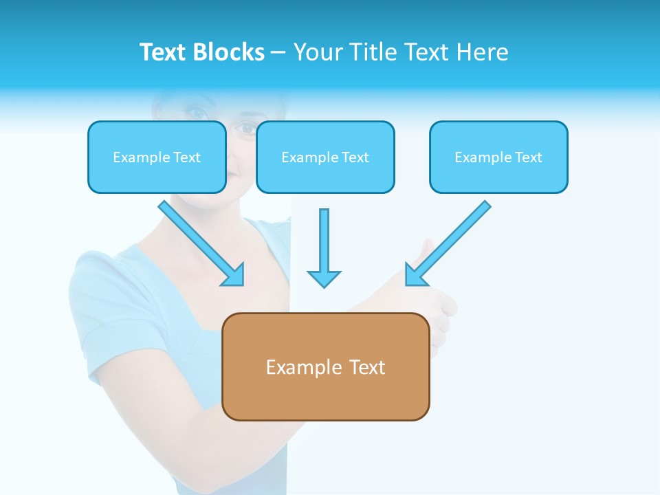 Horizontal Casual Isolated PowerPoint Template