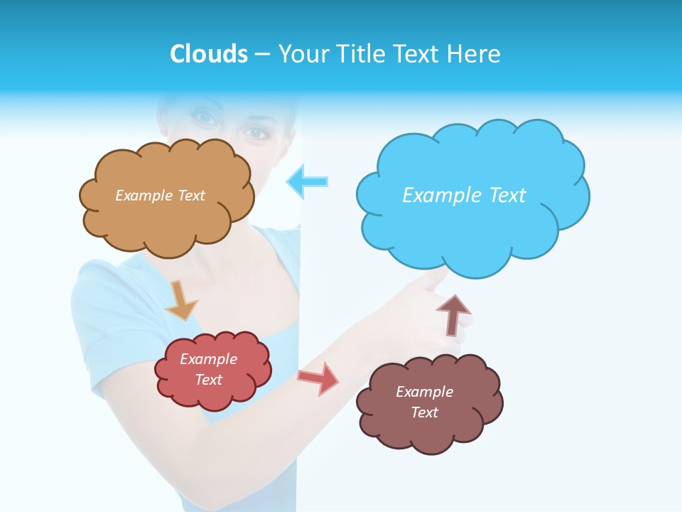 Horizontal Casual Isolated PowerPoint Template