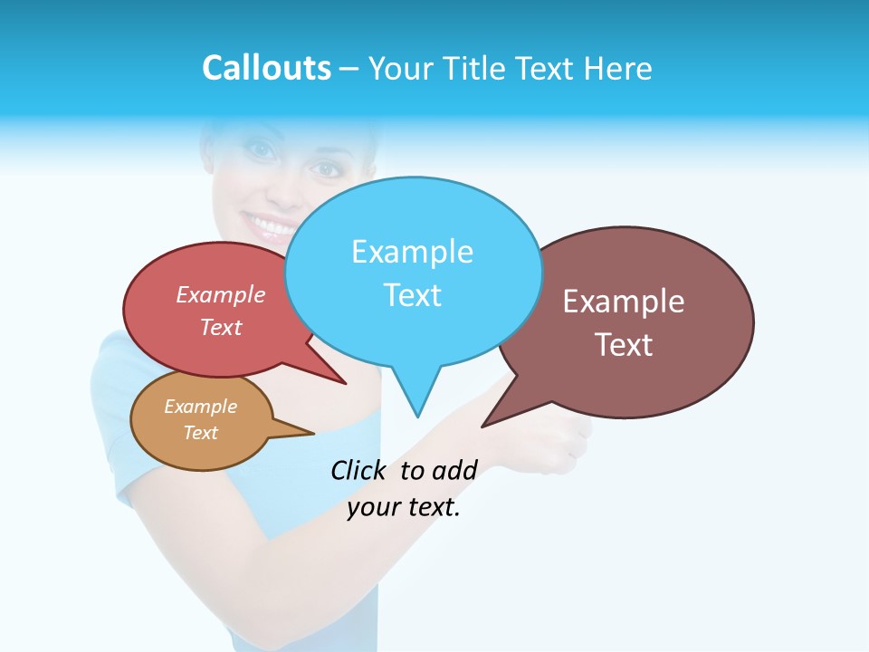 Horizontal Casual Isolated PowerPoint Template