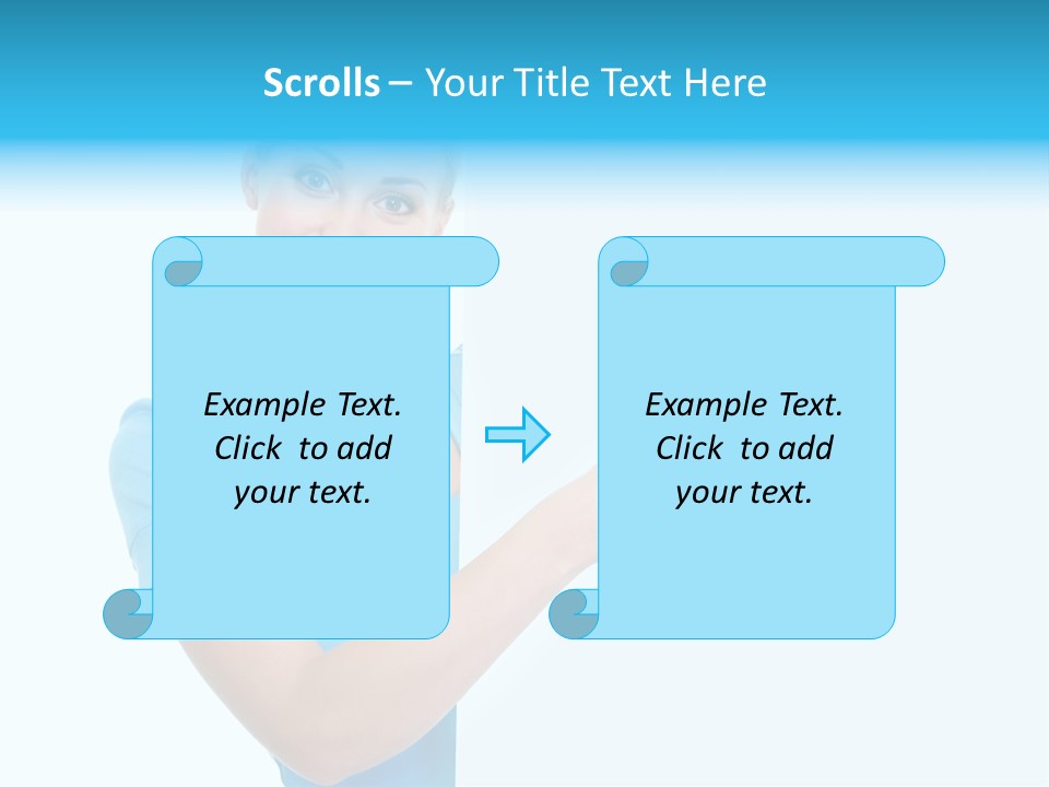 Horizontal Casual Isolated PowerPoint Template