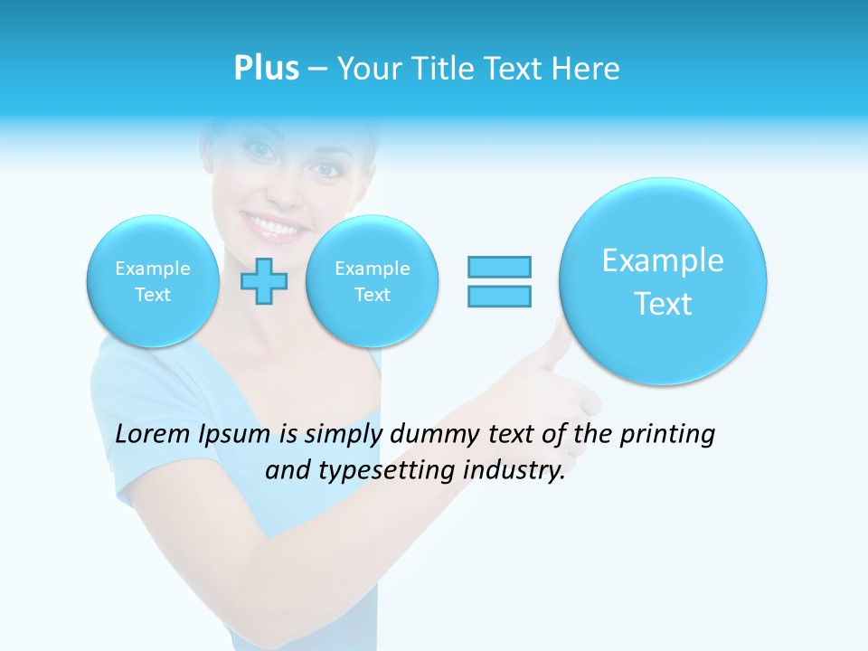 Horizontal Casual Isolated PowerPoint Template