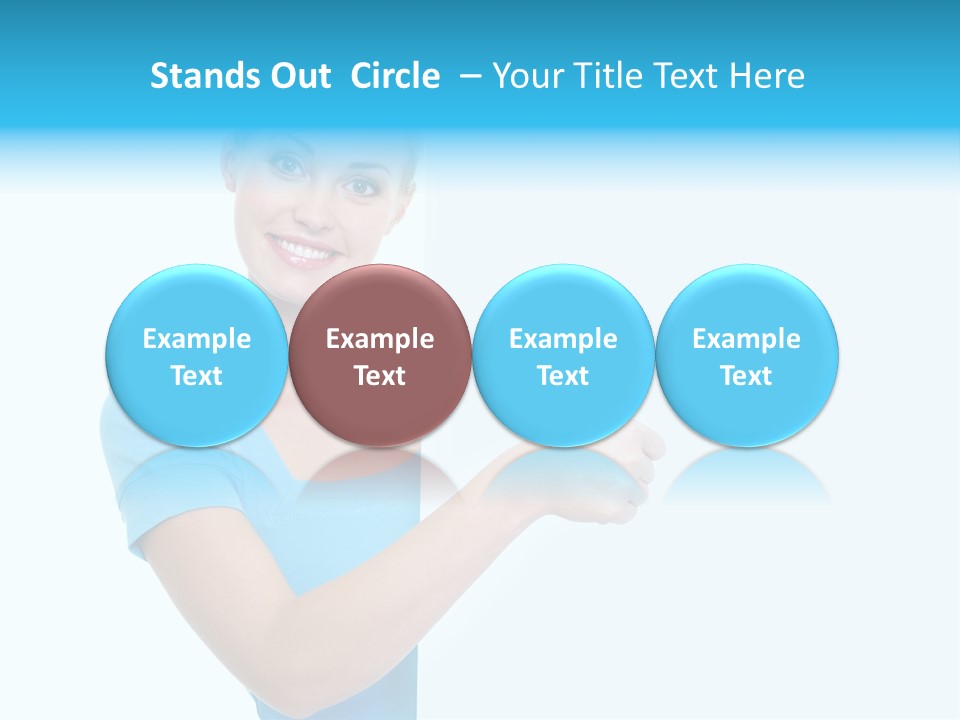 Horizontal Casual Isolated PowerPoint Template