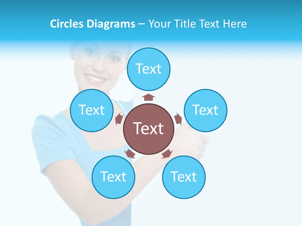 Horizontal Casual Isolated PowerPoint Template