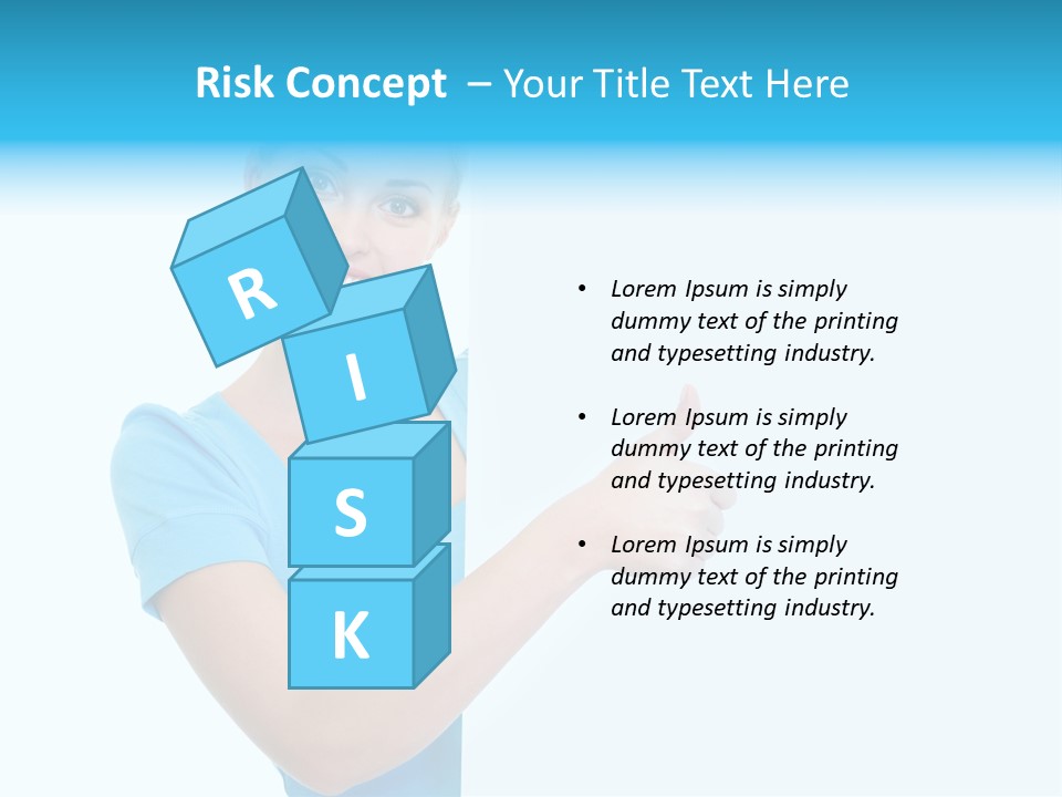 Horizontal Casual Isolated PowerPoint Template