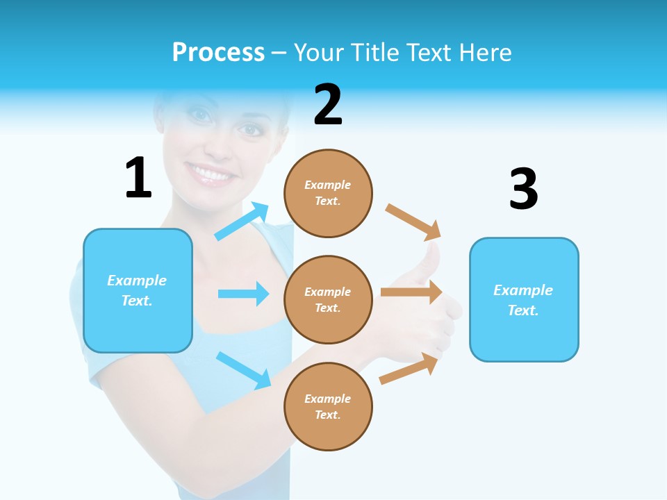 Horizontal Casual Isolated PowerPoint Template