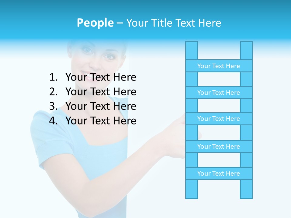 Horizontal Casual Isolated PowerPoint Template