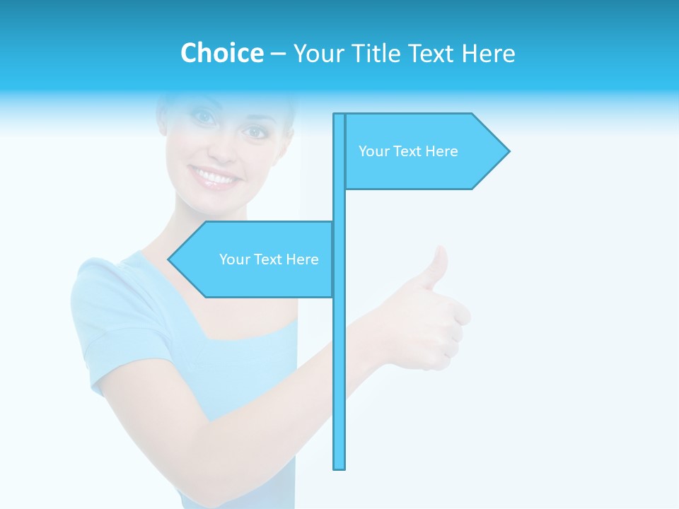 Horizontal Casual Isolated PowerPoint Template