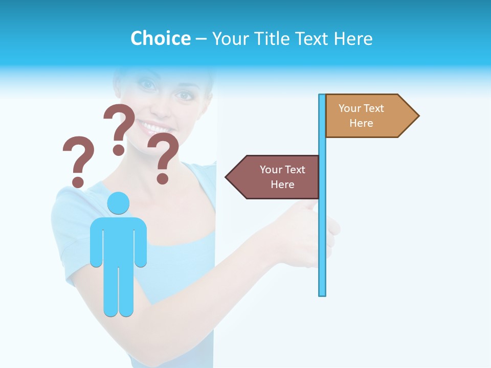 Horizontal Casual Isolated PowerPoint Template