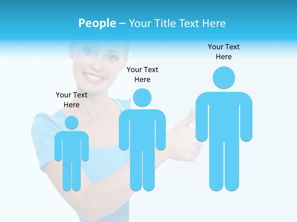 Horizontal Casual Isolated PowerPoint Template