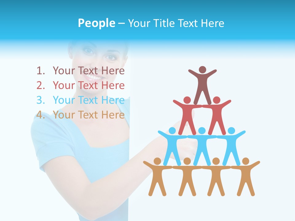 Horizontal Casual Isolated PowerPoint Template