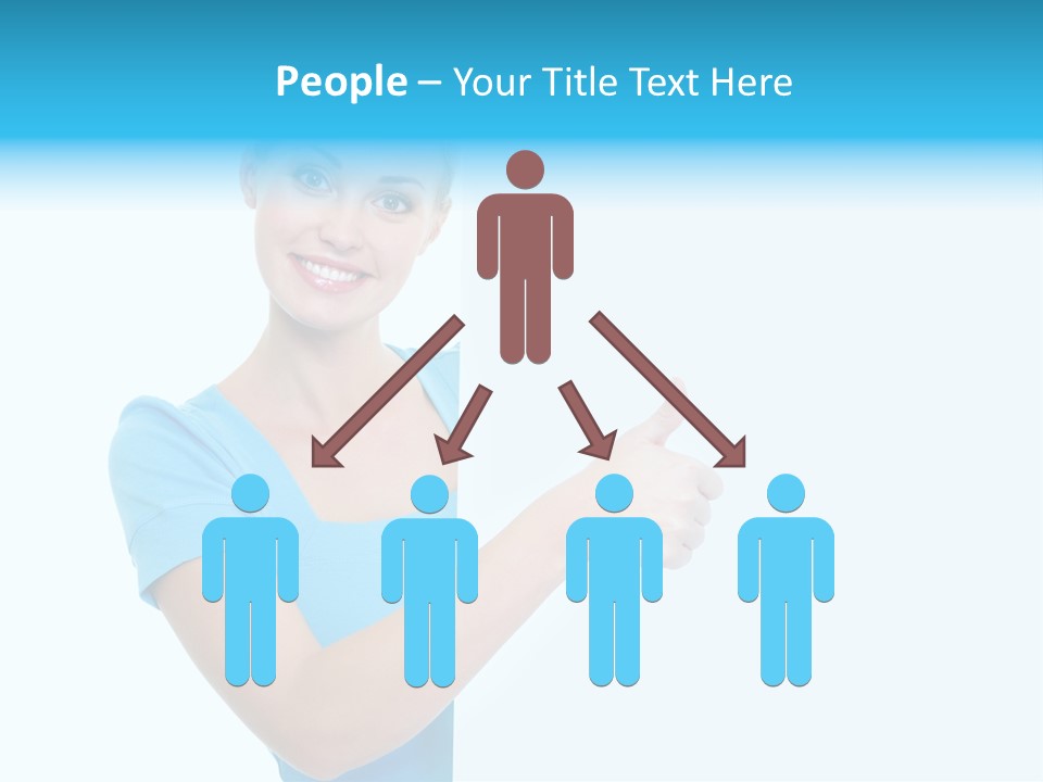 Horizontal Casual Isolated PowerPoint Template