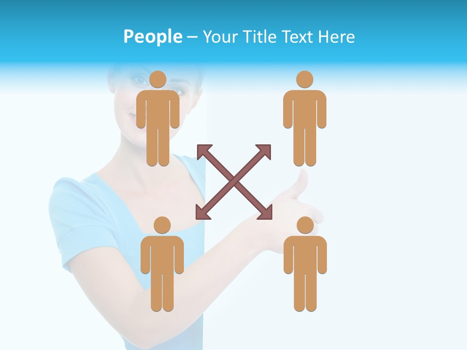 Horizontal Casual Isolated PowerPoint Template