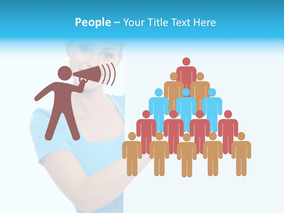 Horizontal Casual Isolated PowerPoint Template