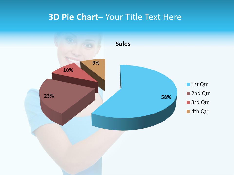 Horizontal Casual Isolated PowerPoint Template