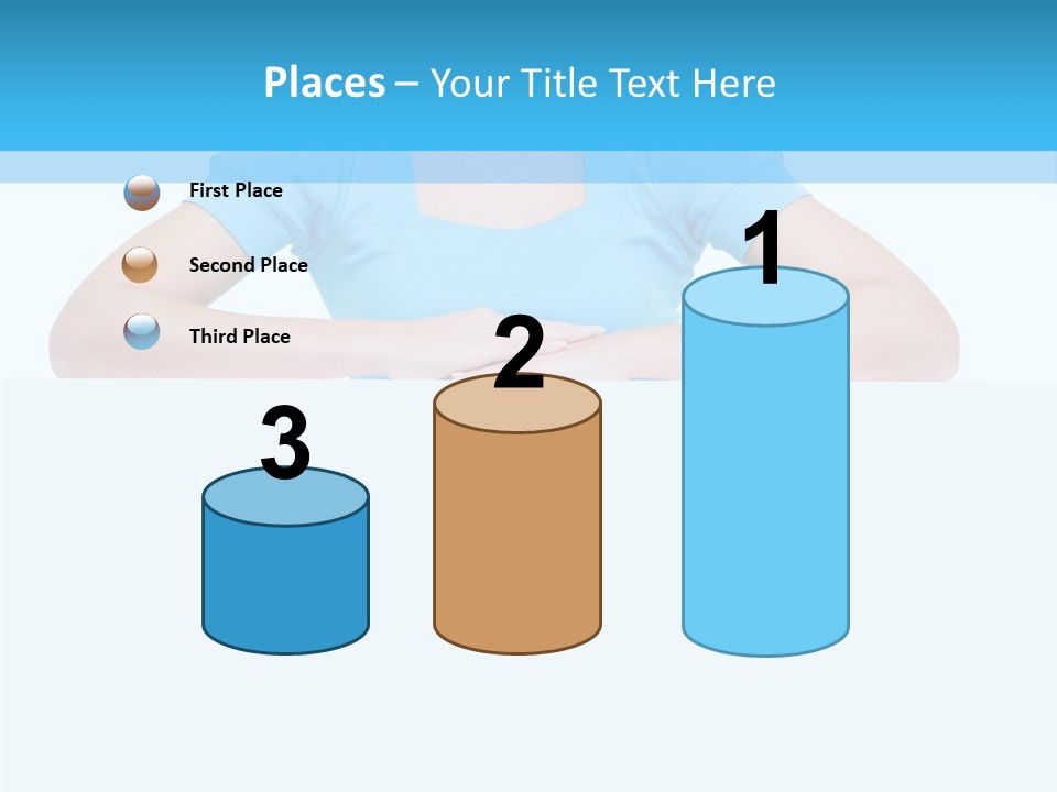 Face White Woman PowerPoint Template