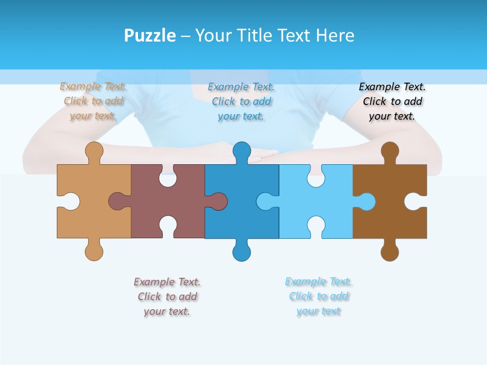 Face White Woman PowerPoint Template