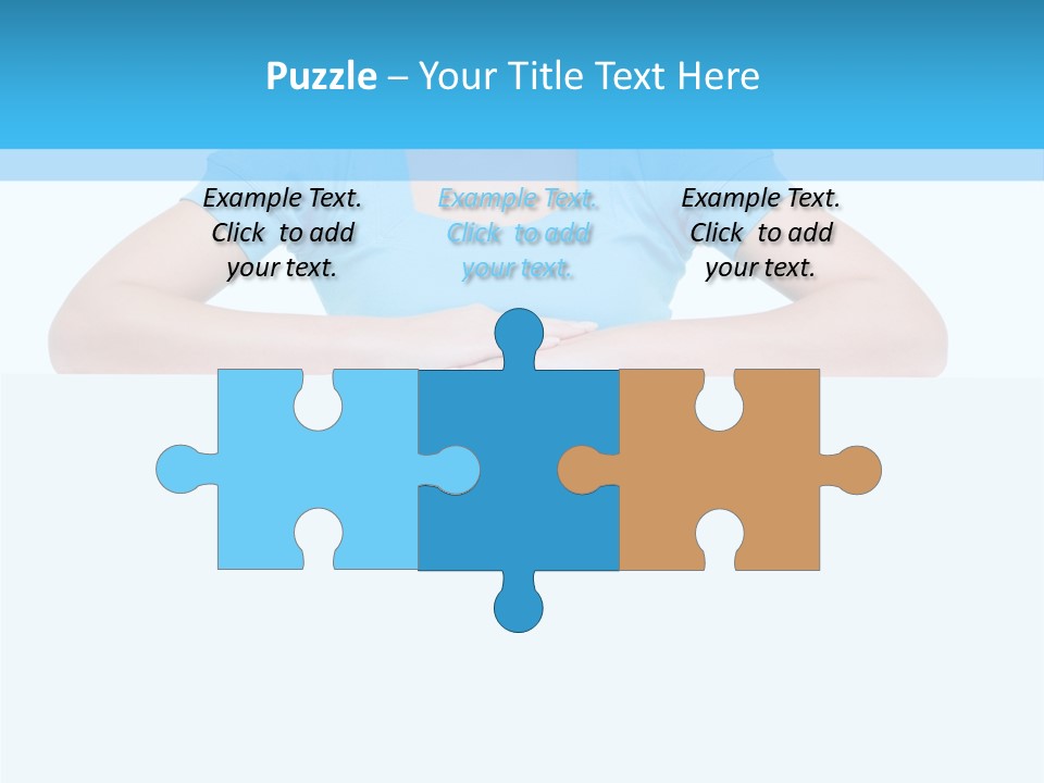 Face White Woman PowerPoint Template