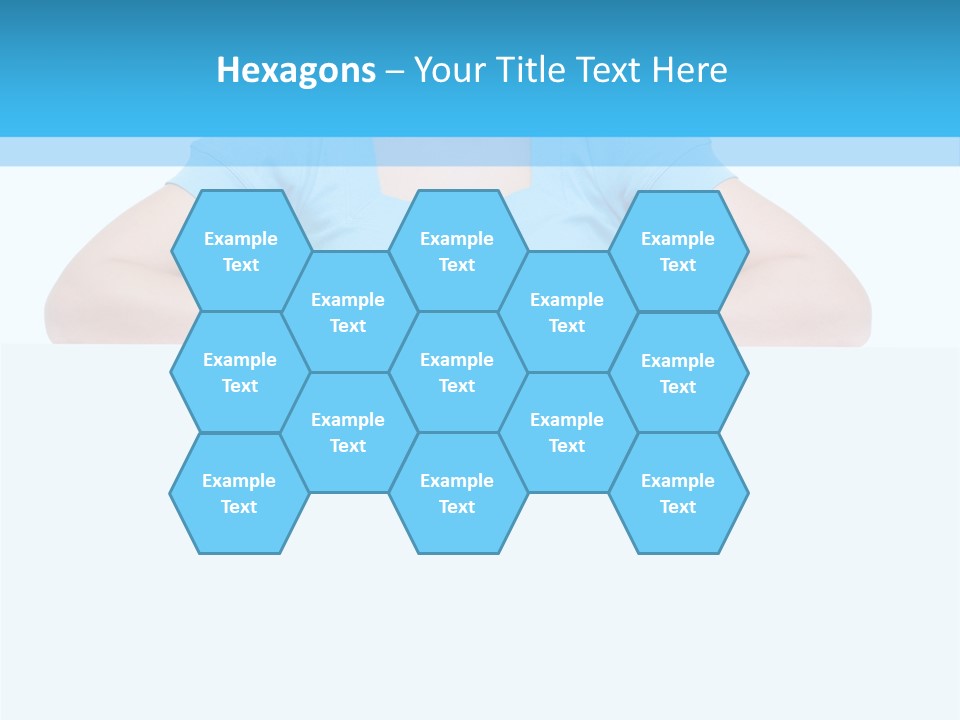 Face White Woman PowerPoint Template