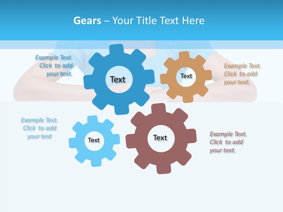 Face White Woman PowerPoint Template