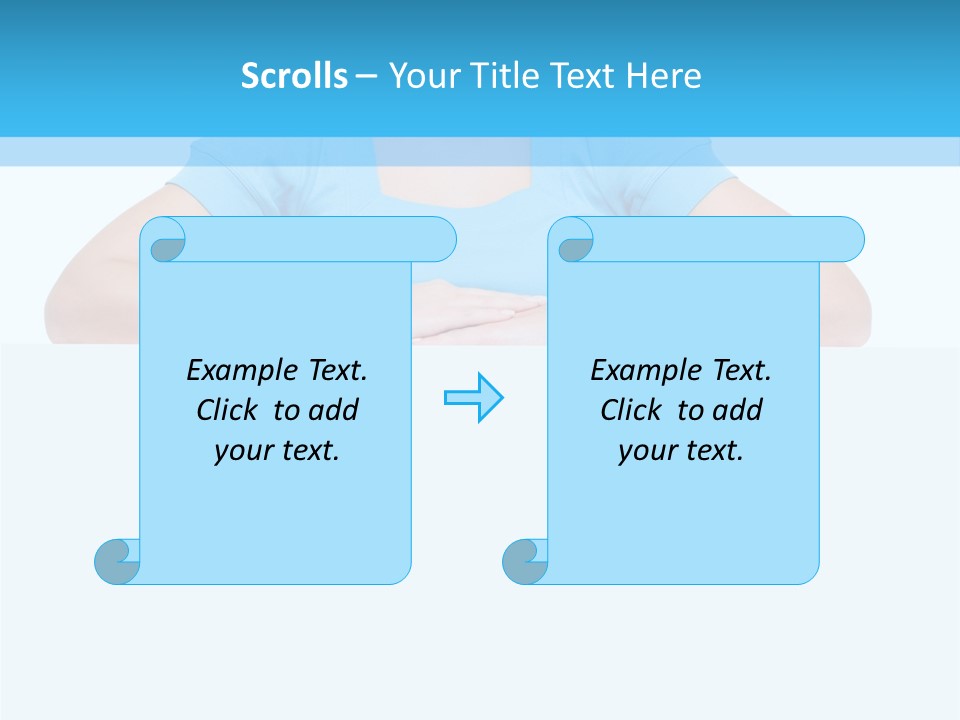 Face White Woman PowerPoint Template