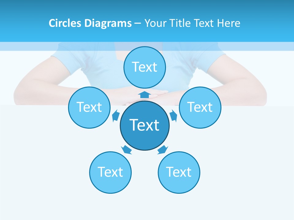 Face White Woman PowerPoint Template