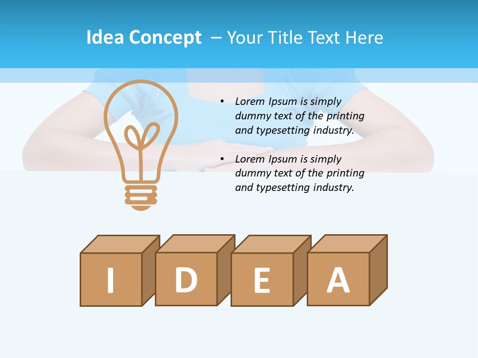 Face White Woman PowerPoint Template