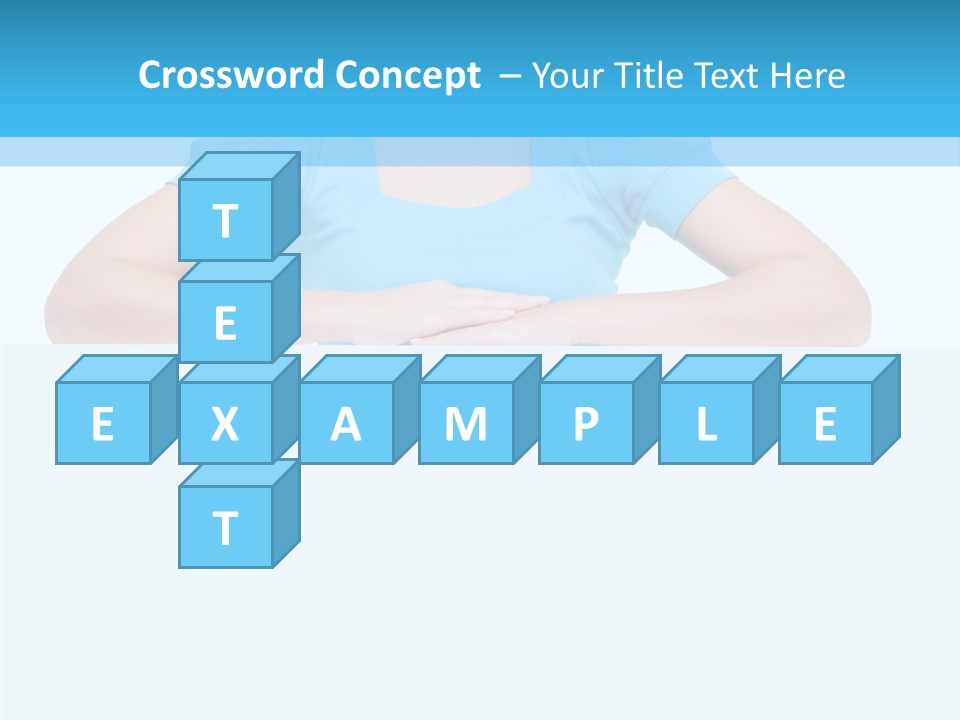 Face White Woman PowerPoint Template