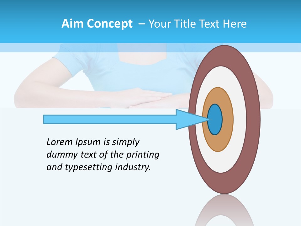 Face White Woman PowerPoint Template