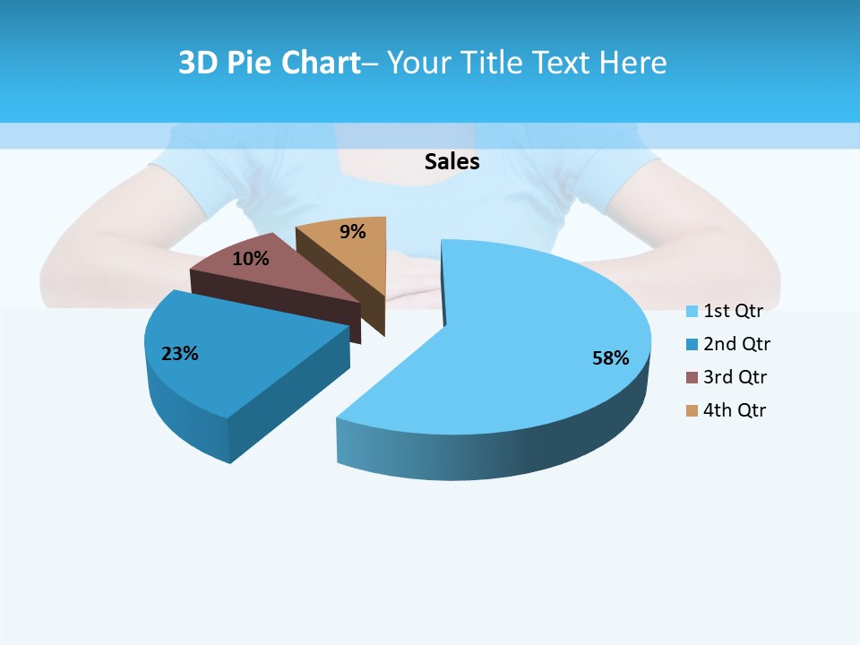 Face White Woman PowerPoint Template