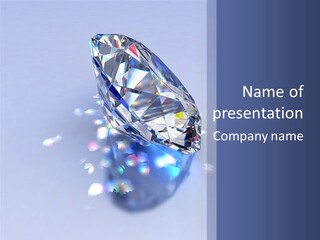 Single Reflection Shiny PowerPoint Template