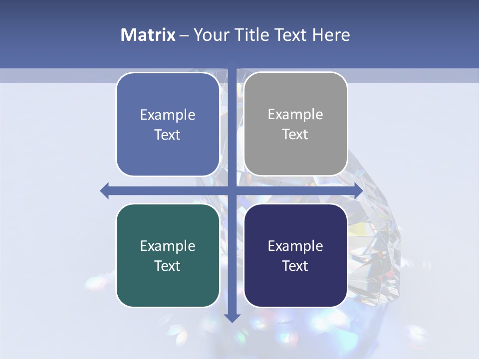 Single Reflection Shiny PowerPoint Template