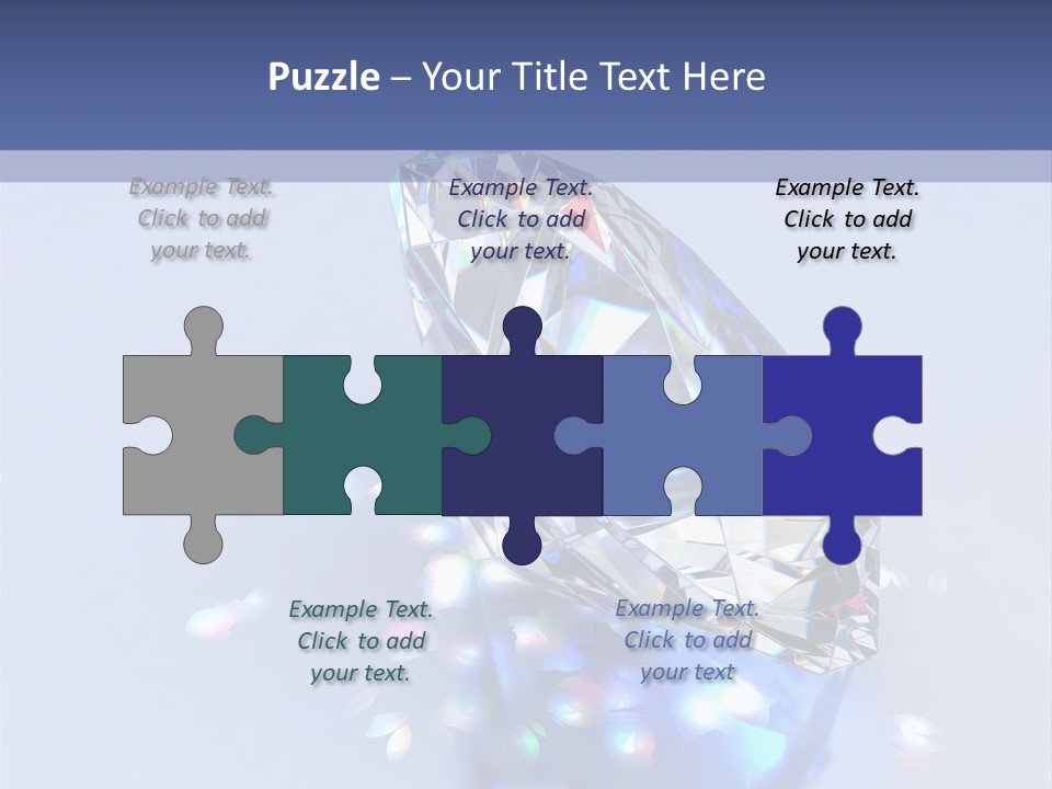 Single Reflection Shiny PowerPoint Template