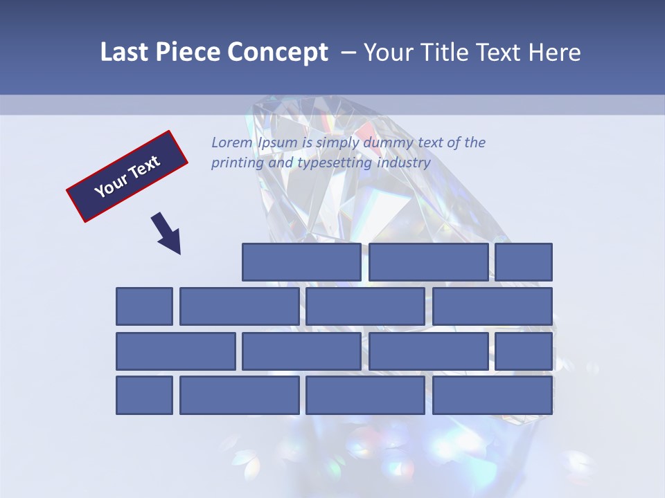 Single Reflection Shiny PowerPoint Template