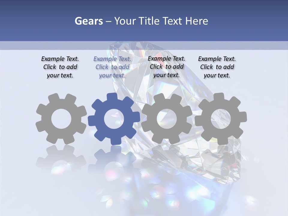 Single Reflection Shiny PowerPoint Template