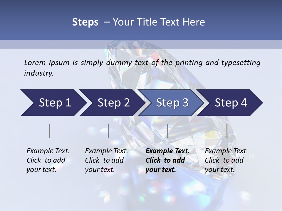Single Reflection Shiny PowerPoint Template