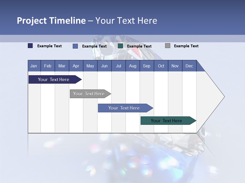 Single Reflection Shiny PowerPoint Template