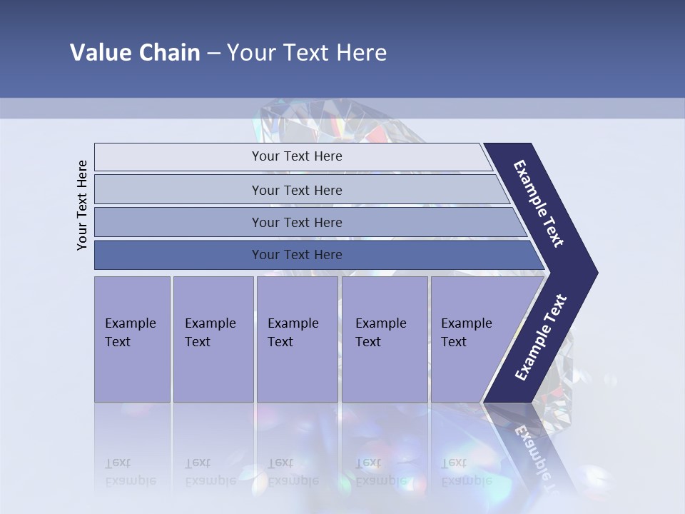 Single Reflection Shiny PowerPoint Template