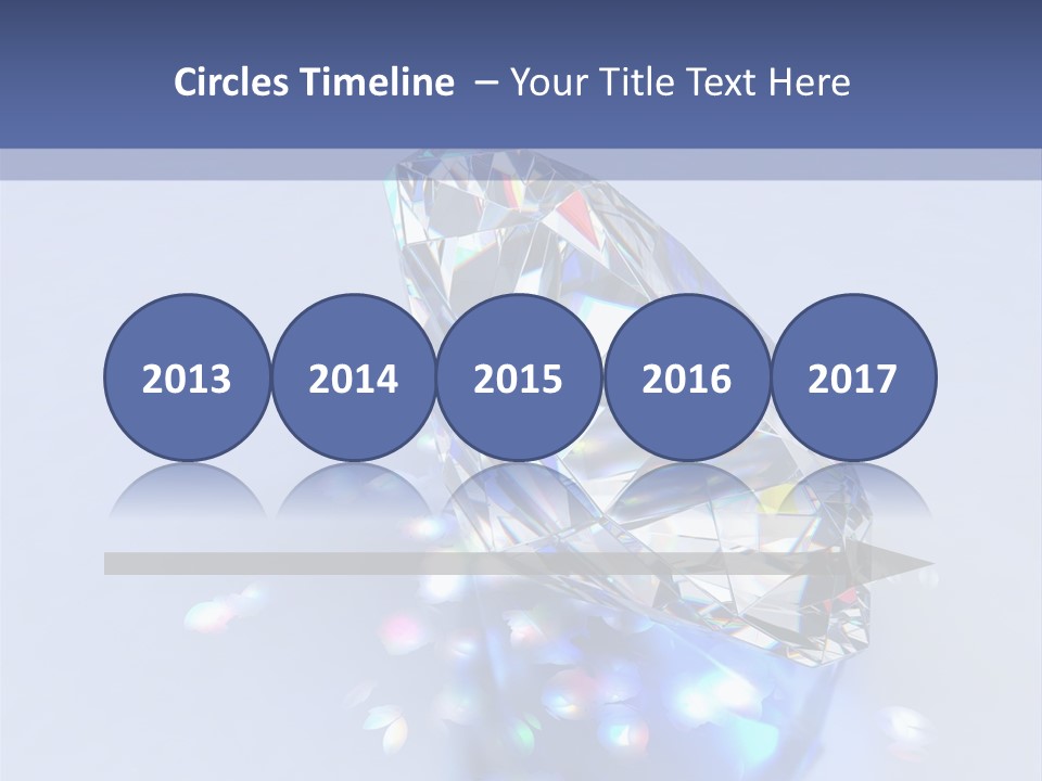 Single Reflection Shiny PowerPoint Template