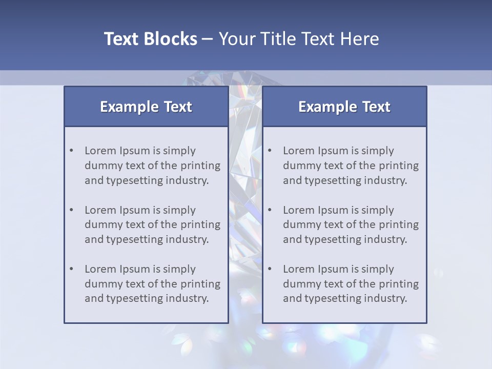 Single Reflection Shiny PowerPoint Template